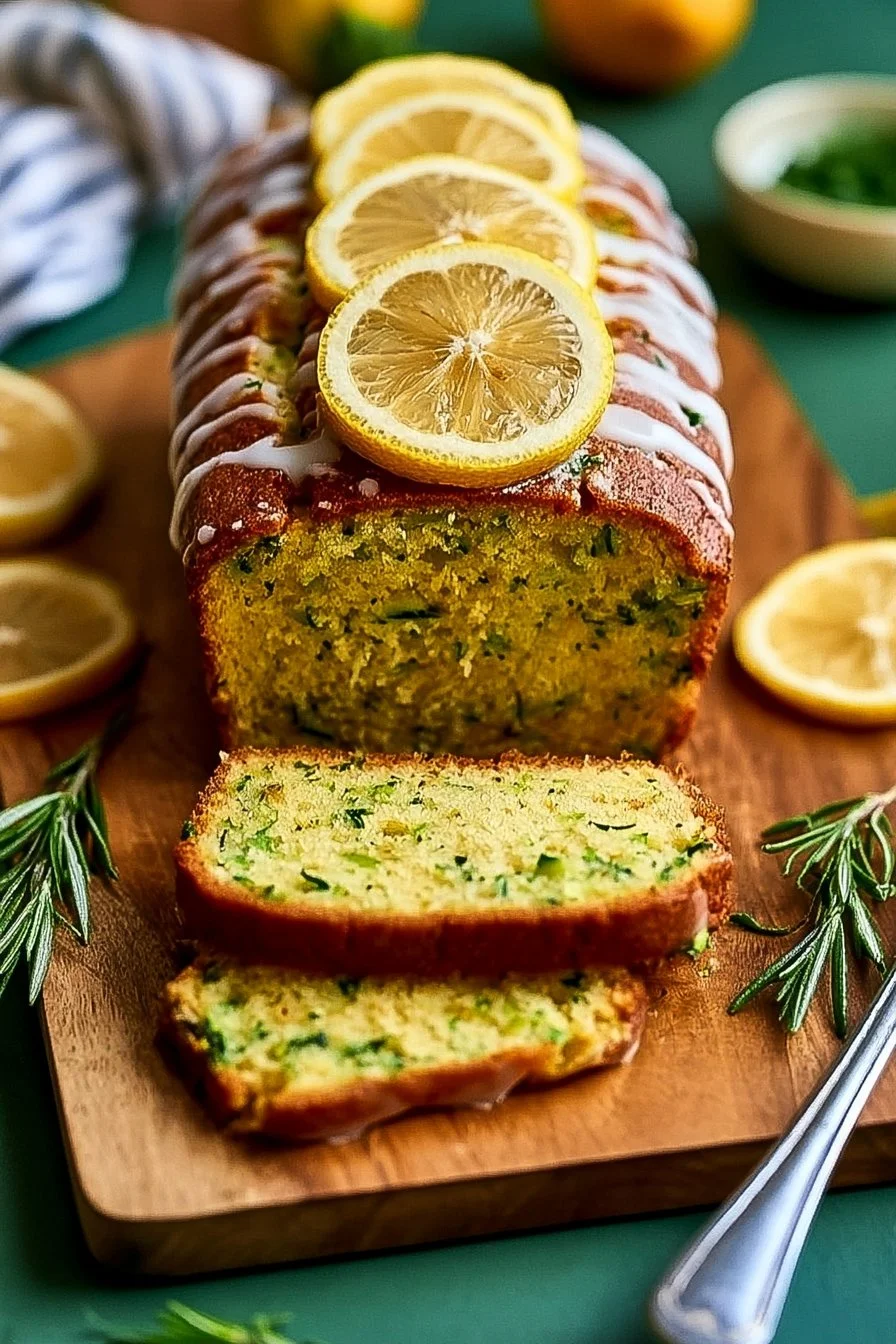 Moist Delicious Lemon Zucchini Bread