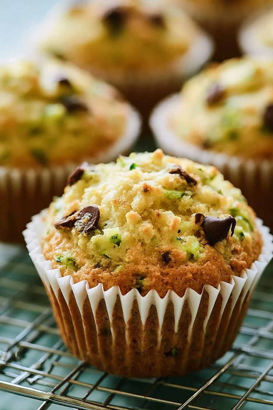 Moist Zucchini Muffins