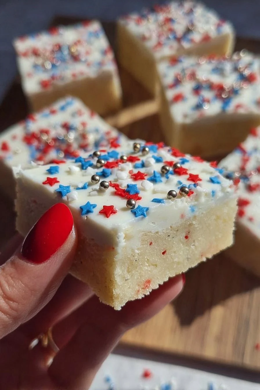 Patriotic Sugar Cookie Bars