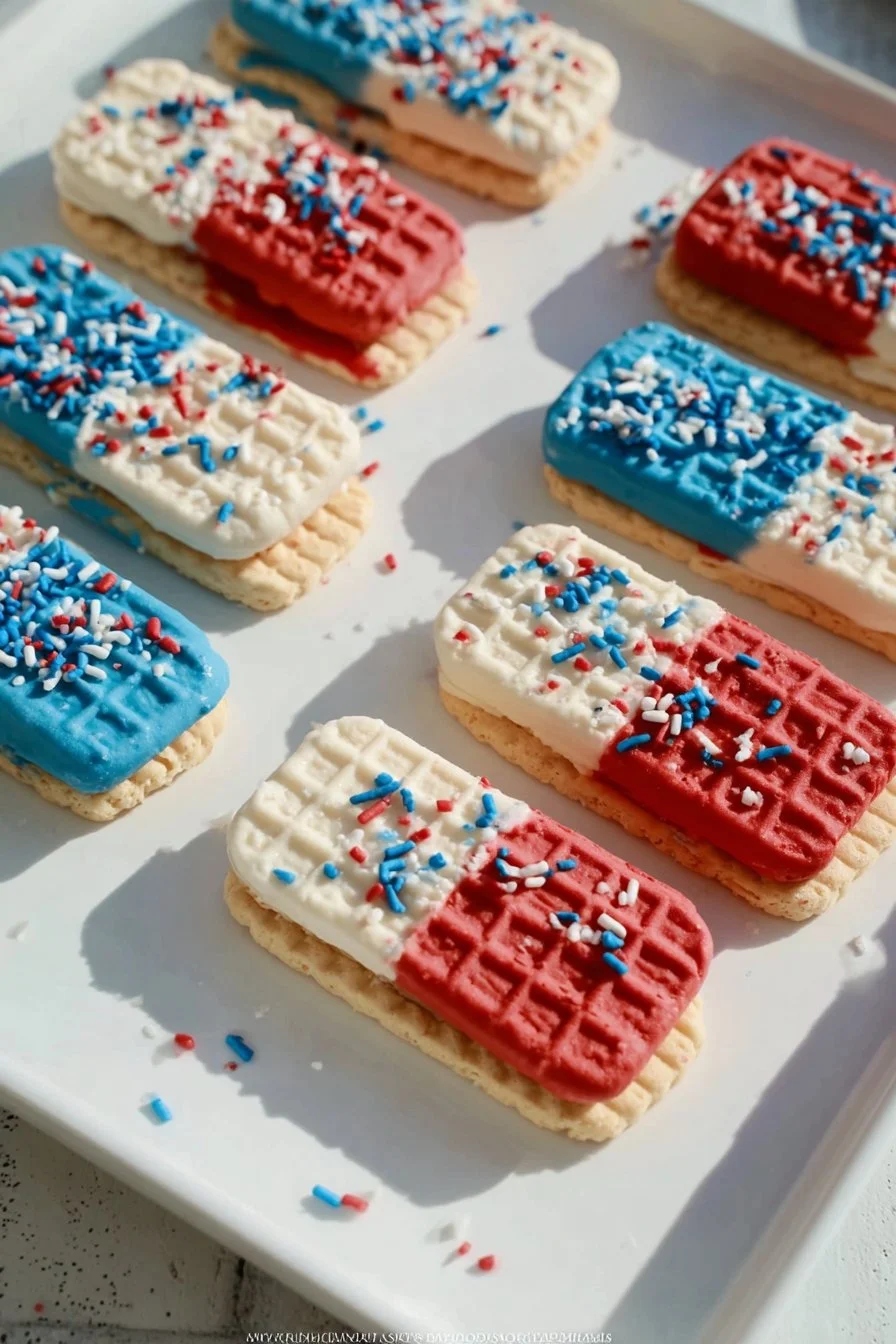 Patriotic Sugar Wafers