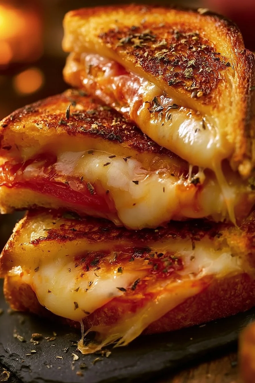 Pizza Grilled Cheese Sandwich