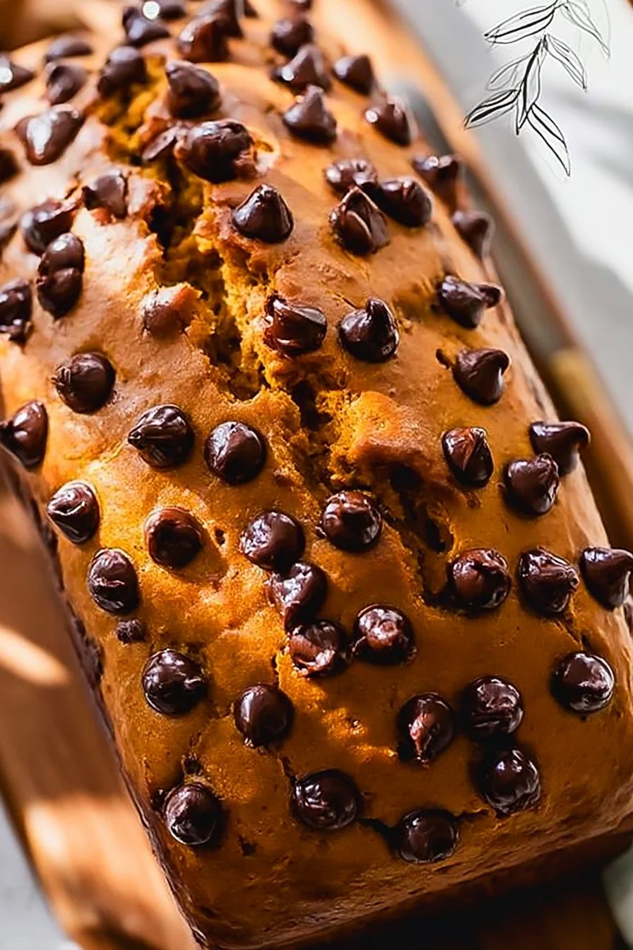 Pumpkin Chocolate Chip Bread