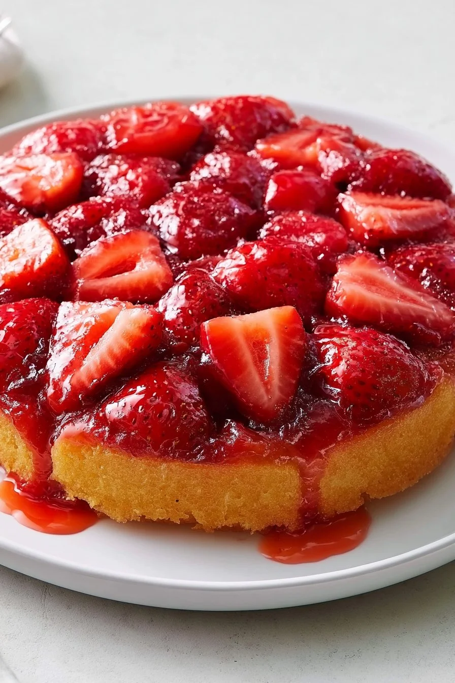 Strawberry Upside Down Cake