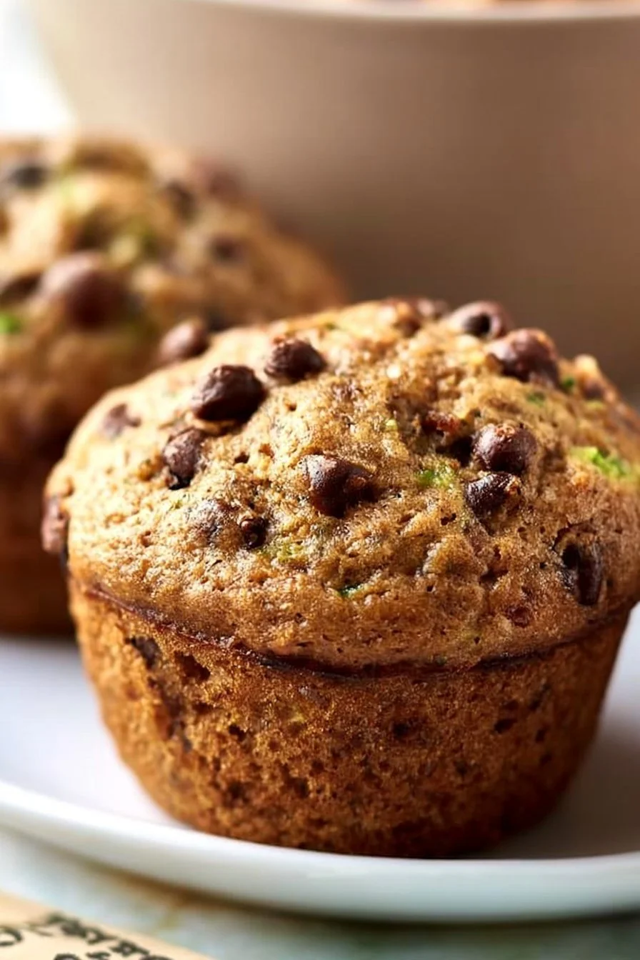 The Best Chocolate Chip Zucchini Muffins