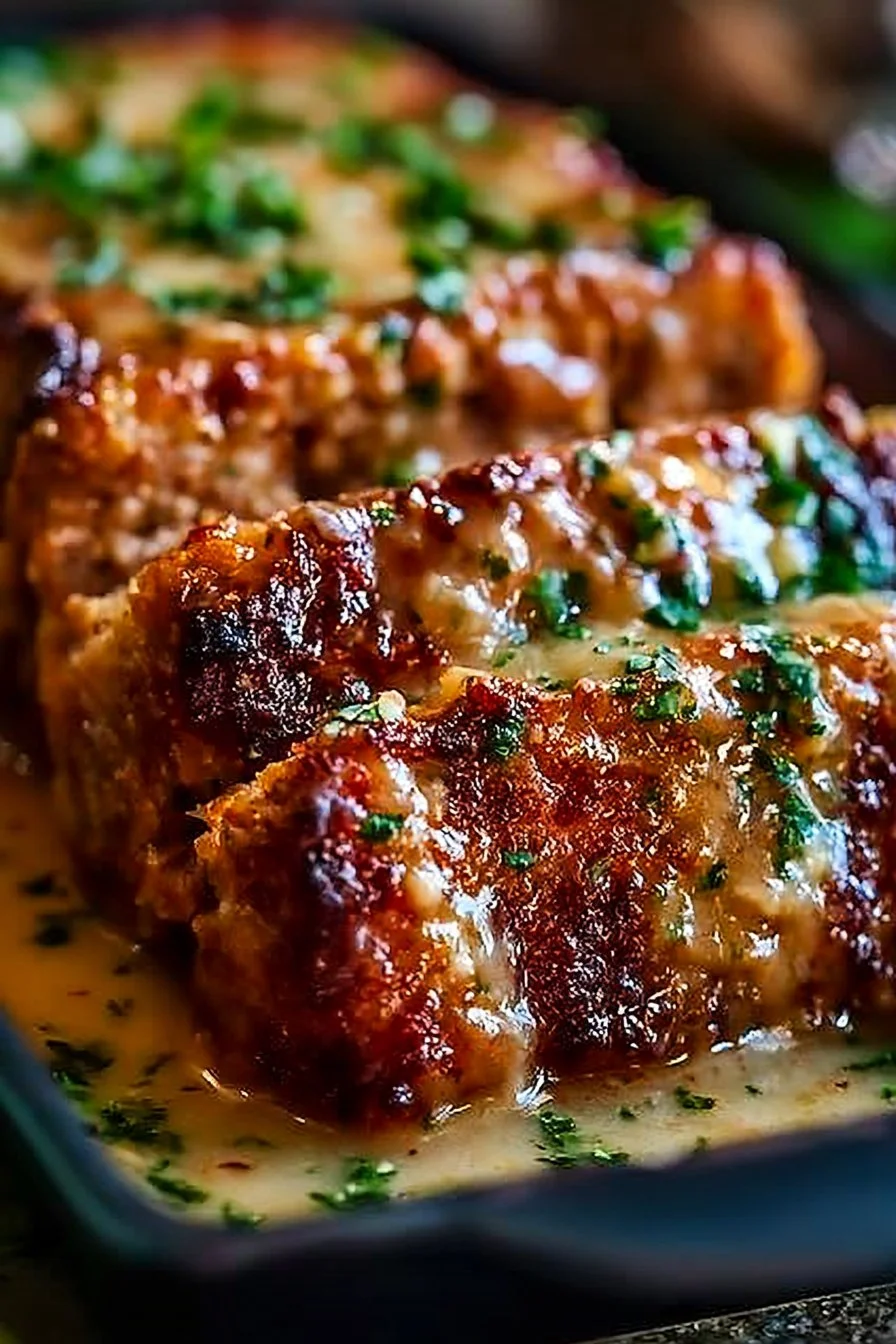 Transform your weeknight dinners with this Garlic Parmesan Chicken Meatloaf! Bursting with flavor from roasted garlic and… | Garlic Parmesan meatloaf recipes with stuffing, Easy garlic Parmesan meatloaf with stuffing, Garlic Parmesan meatloaf with dressing.