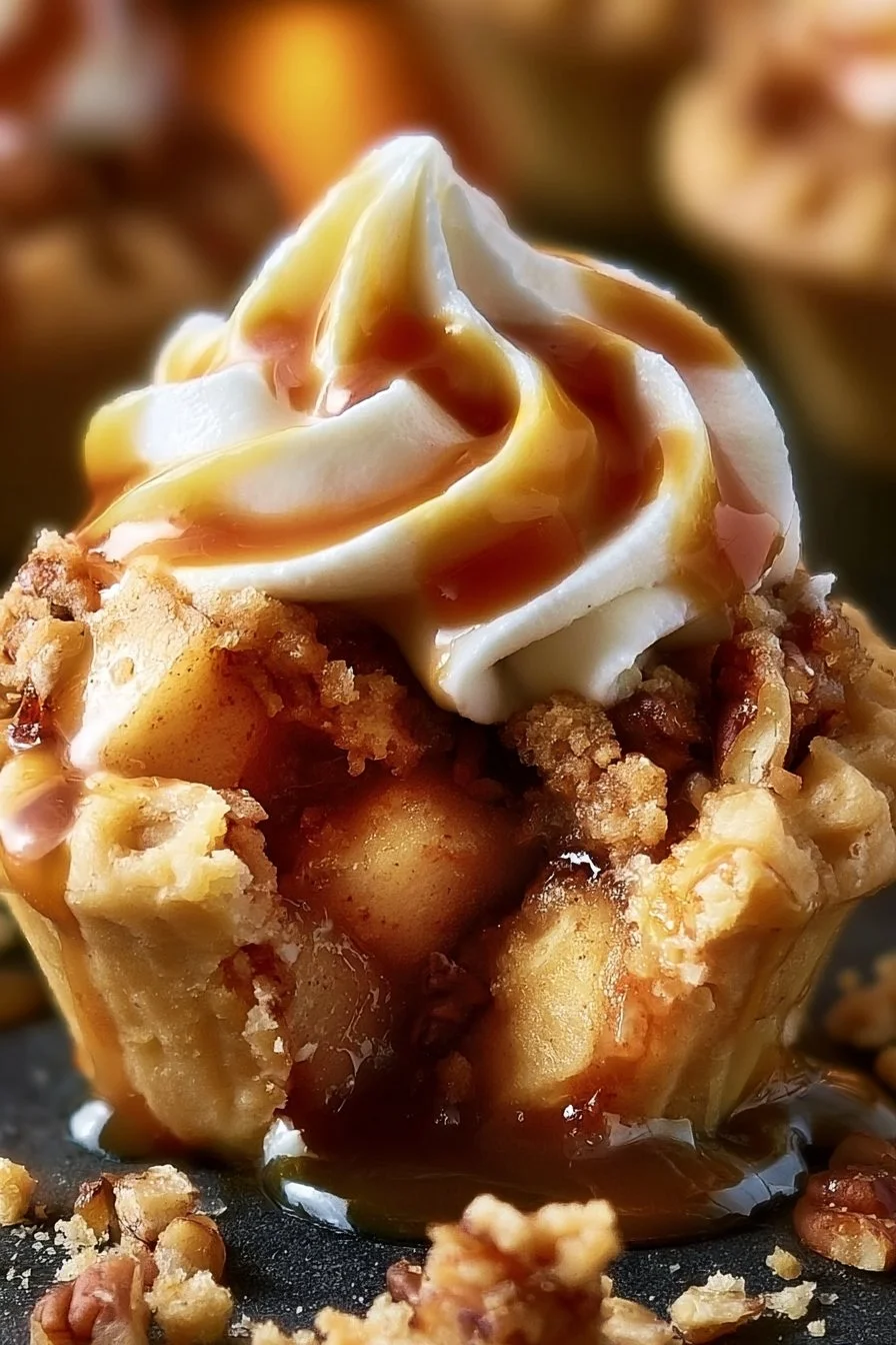 Warm Apple Pie Cupcakes