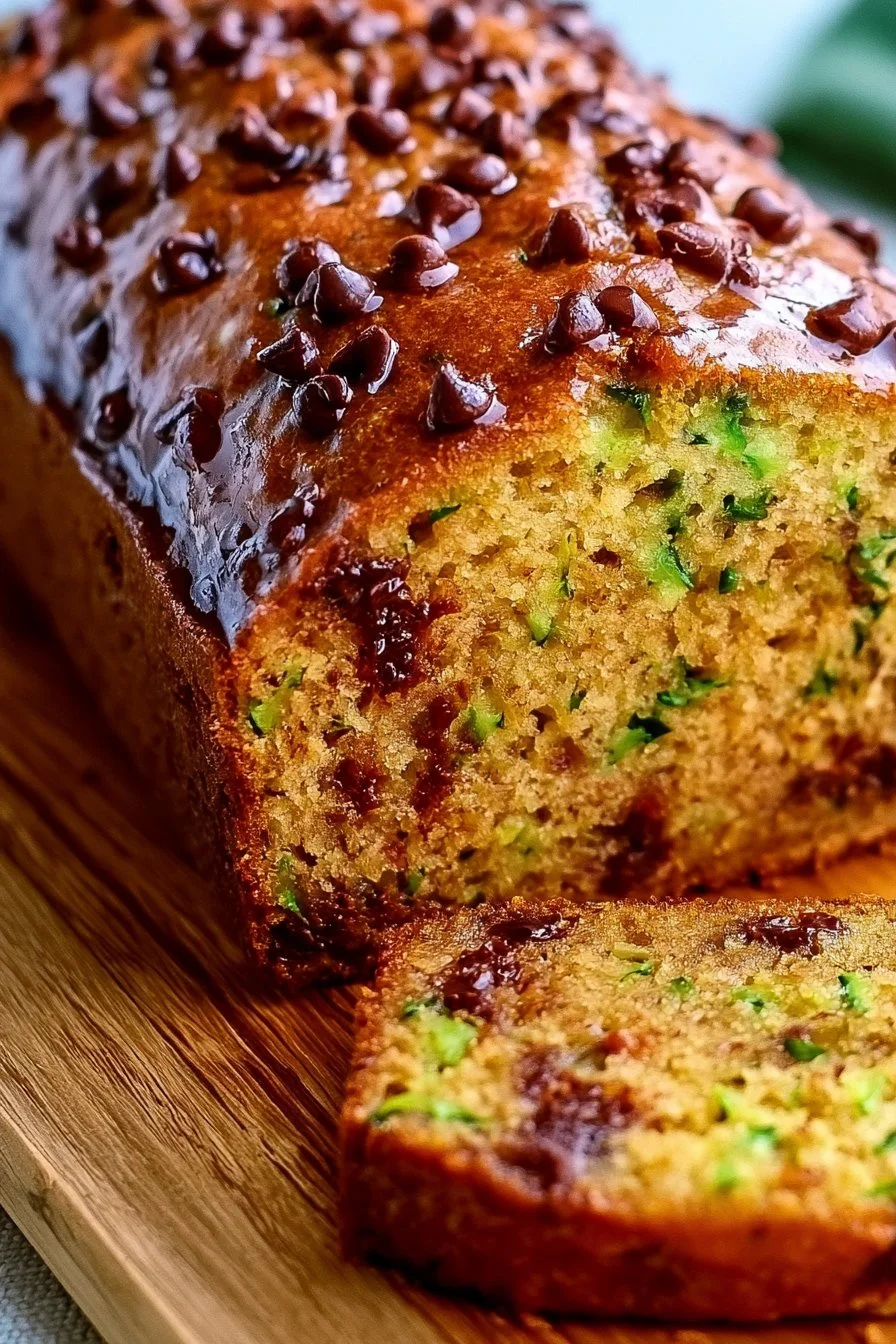 Zucchini Bread with Chocolate Chips