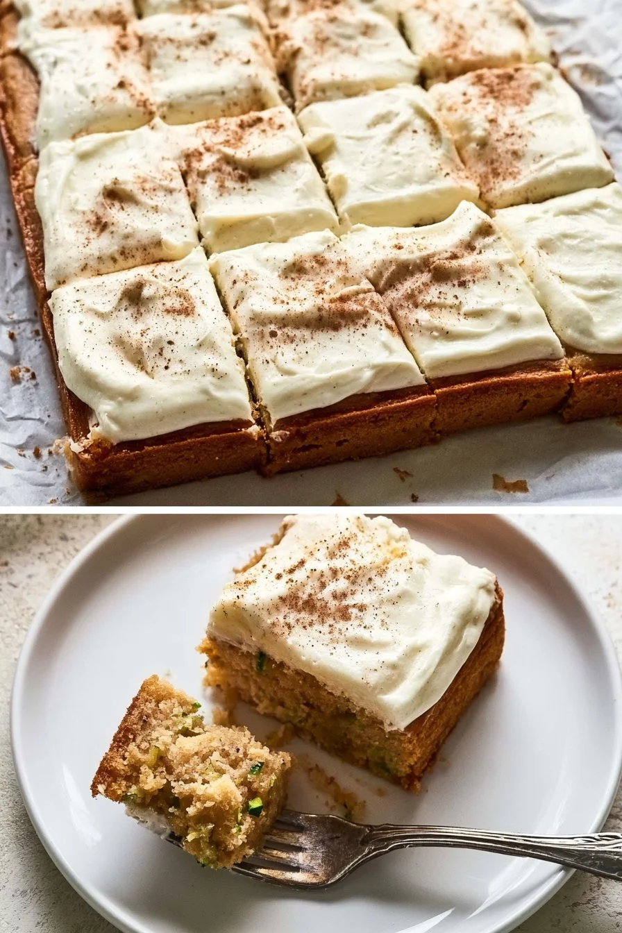 Zucchini Cake - With Cream Cheese Frosting