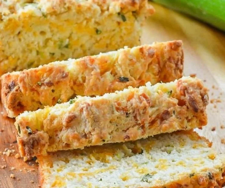 Zucchini Cheddar Cheese Herb Beer Bread
