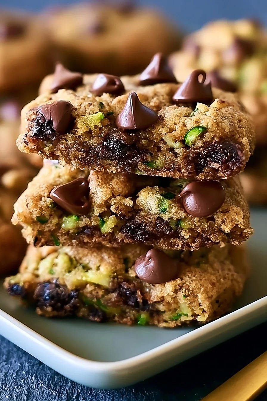 Zucchini Chocolate Chip Cookies