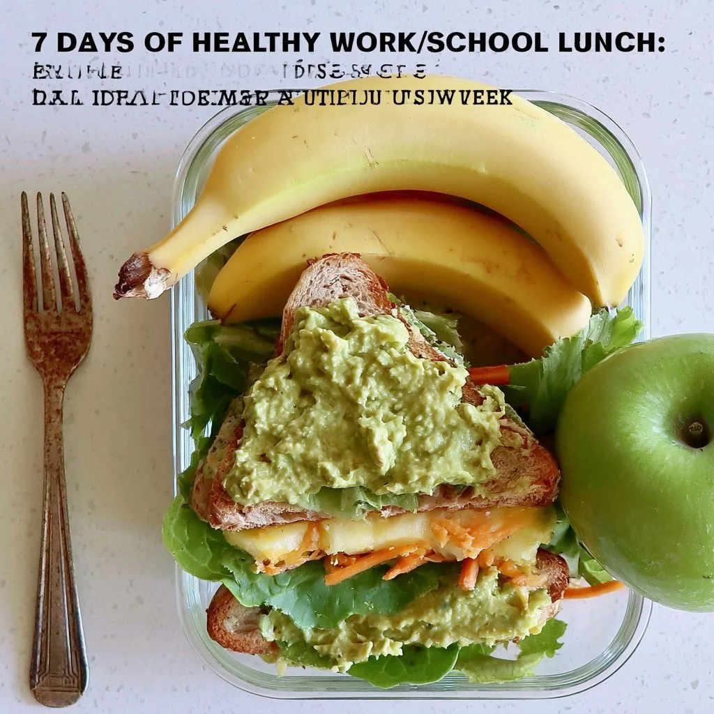 7 Days of Healthy Work/School Lunch: Easy and Delicious Ideas for a Nutritious Week