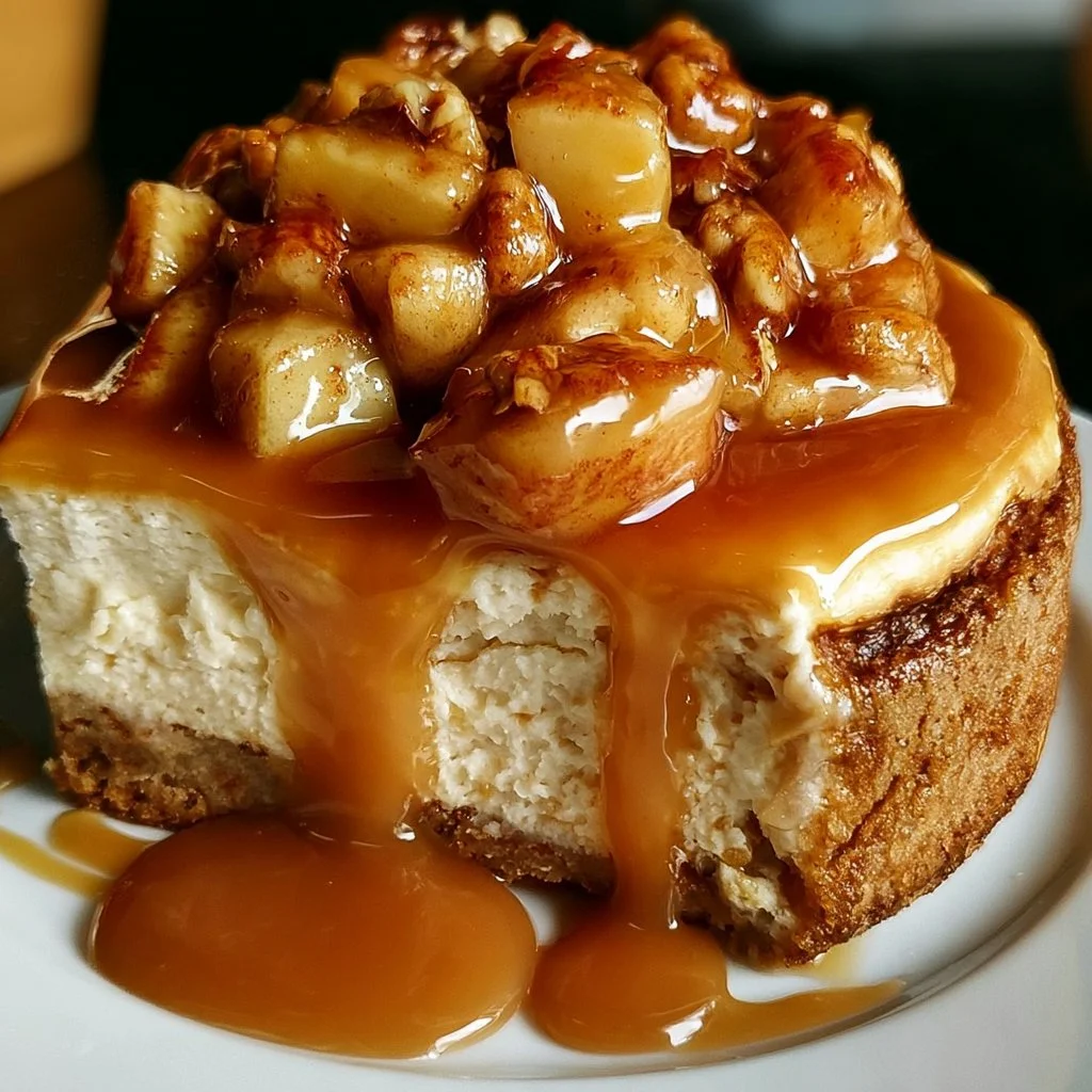 Caramel Apple Cheesecake