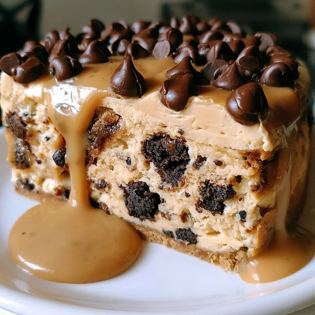 Chocolate Chip Cookie Dough Cheesecake