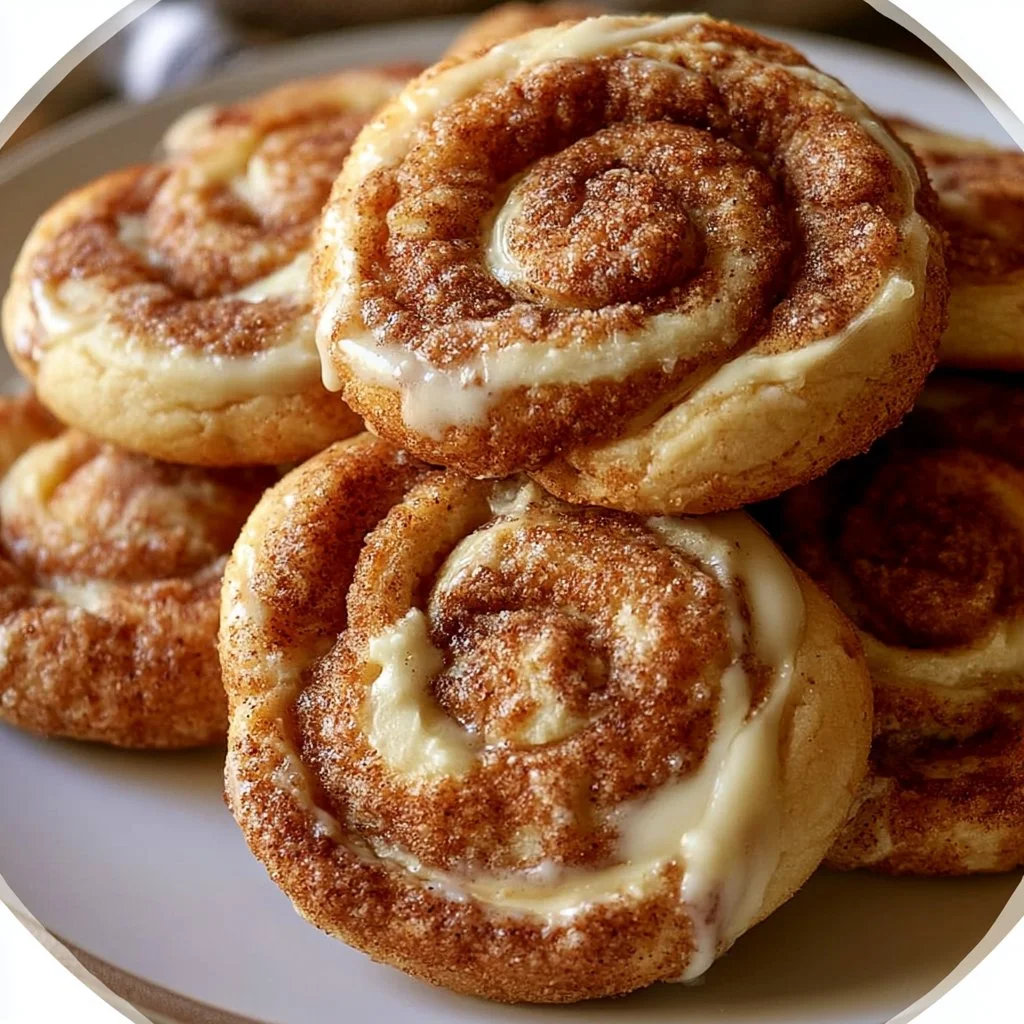 Cinnamon Roll Cheesecake Cookies