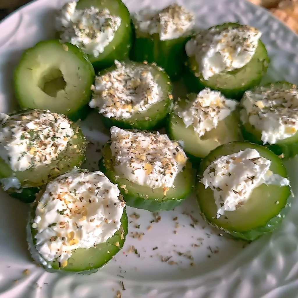 Cucumber Cream Cheese Bites