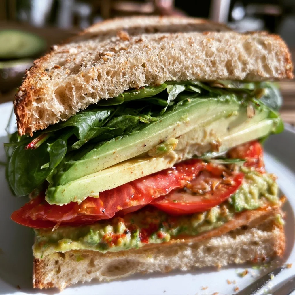 Delicious avocado and tomato sandwich | Healthy sourdough sandwich recipes, Healthy sourdough sandwich ideas, Healthy sandwich inspiration