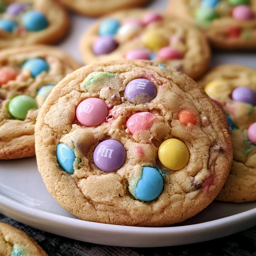Easter M&M Cookies