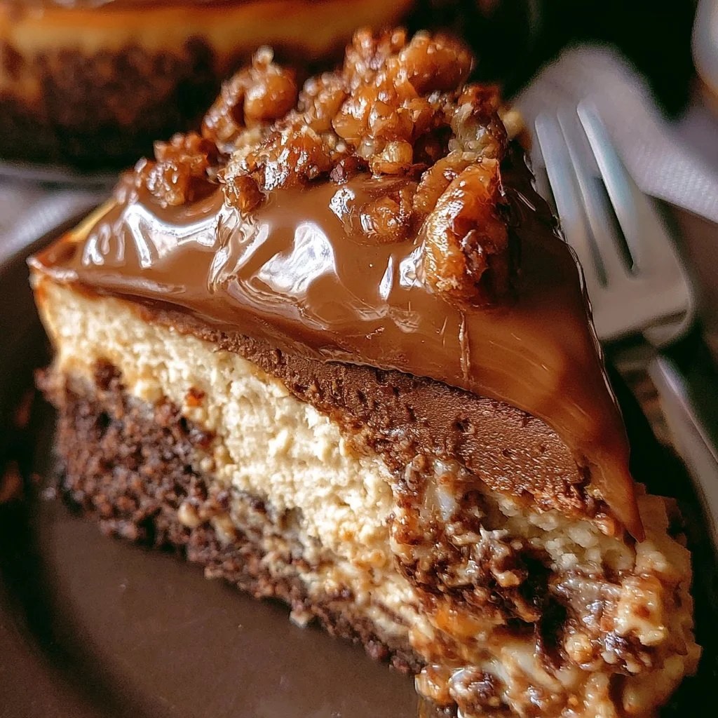 German Chocolate Cheesecake