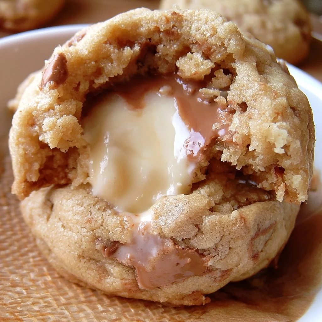 Gooey White Chocolate Center Cookie