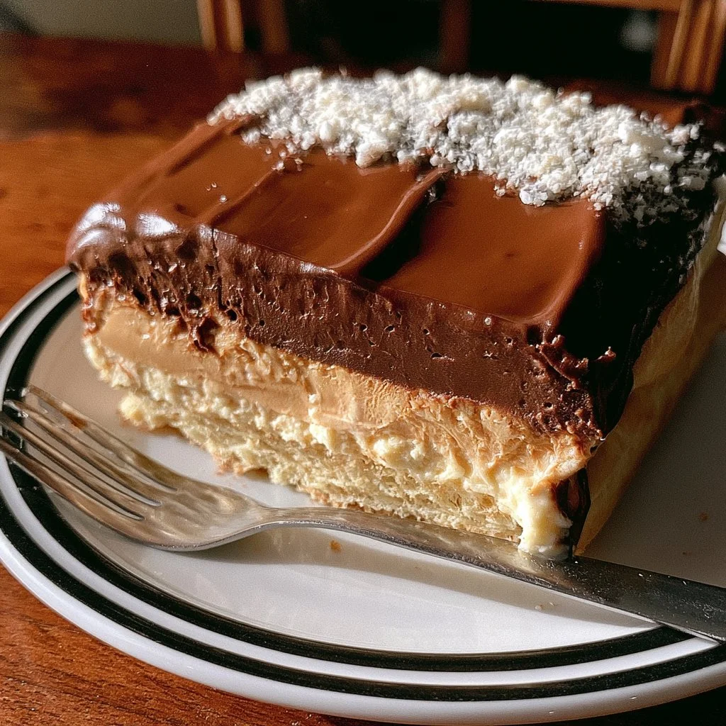 No-Bake Chocolate Éclair Cake