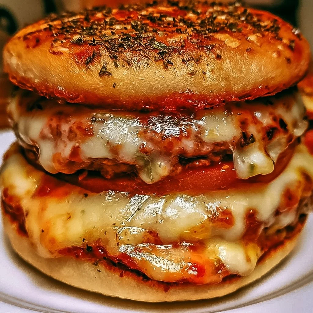 Old School Pizza Burgers