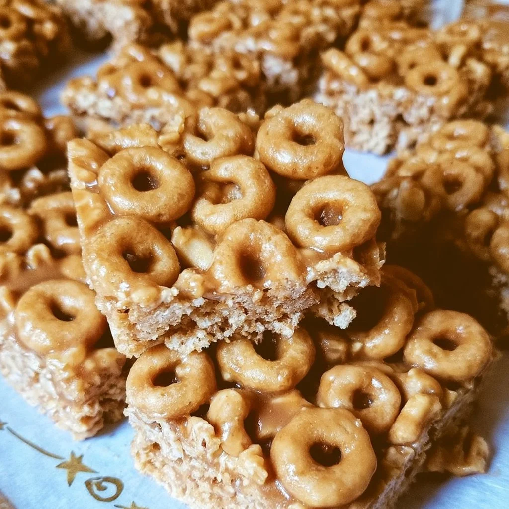 Peanut Butter and Cheerio Bars
