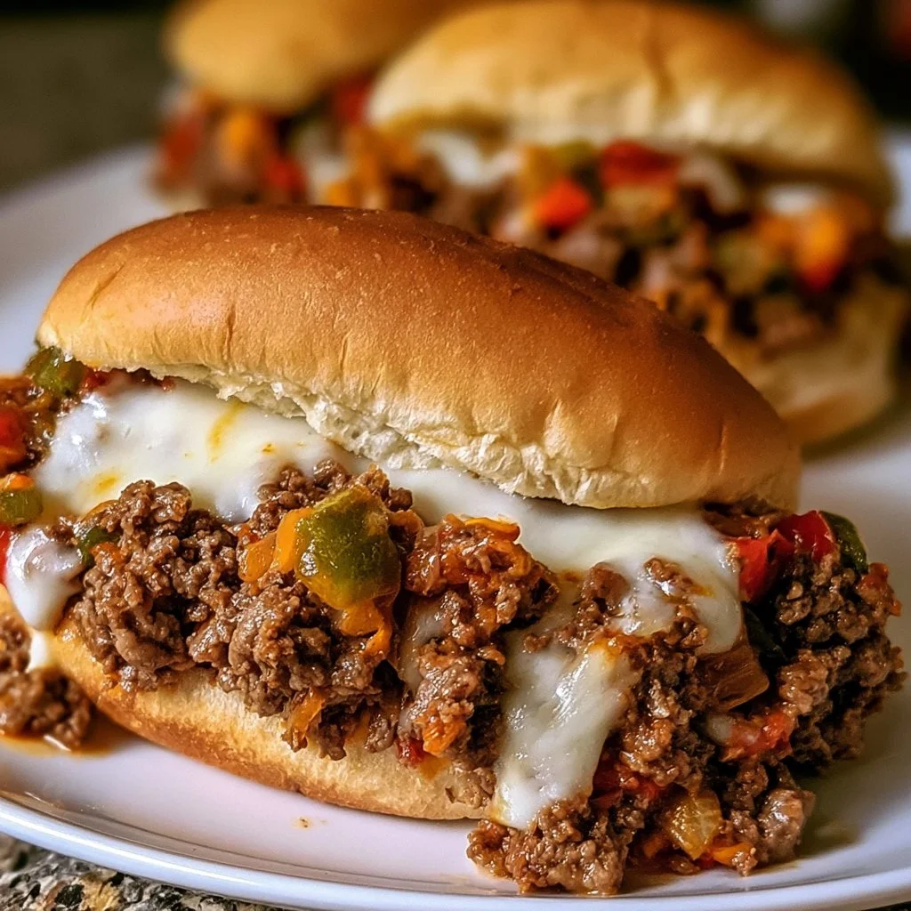 Philly Cheesesteak Sloppy Joes