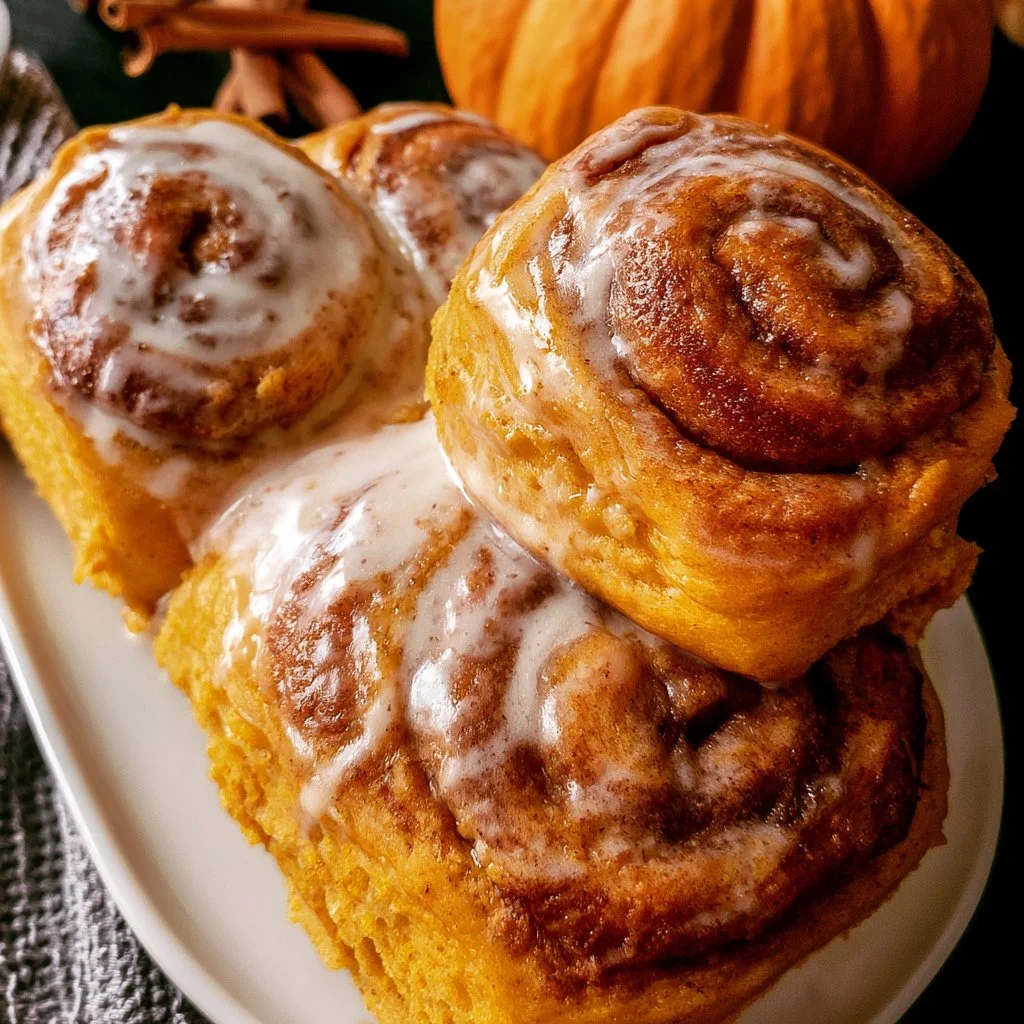 Pumpkin Cinnamon Rolls
