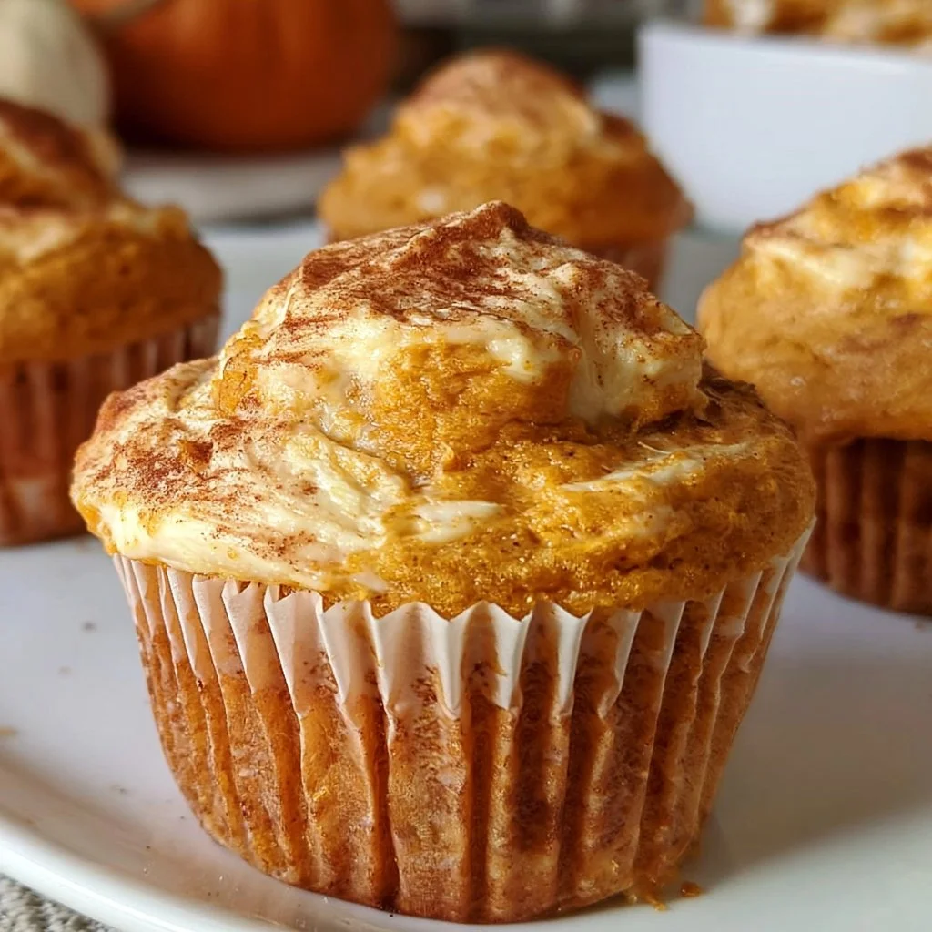 Pumpkin Cream Cheese Muffins