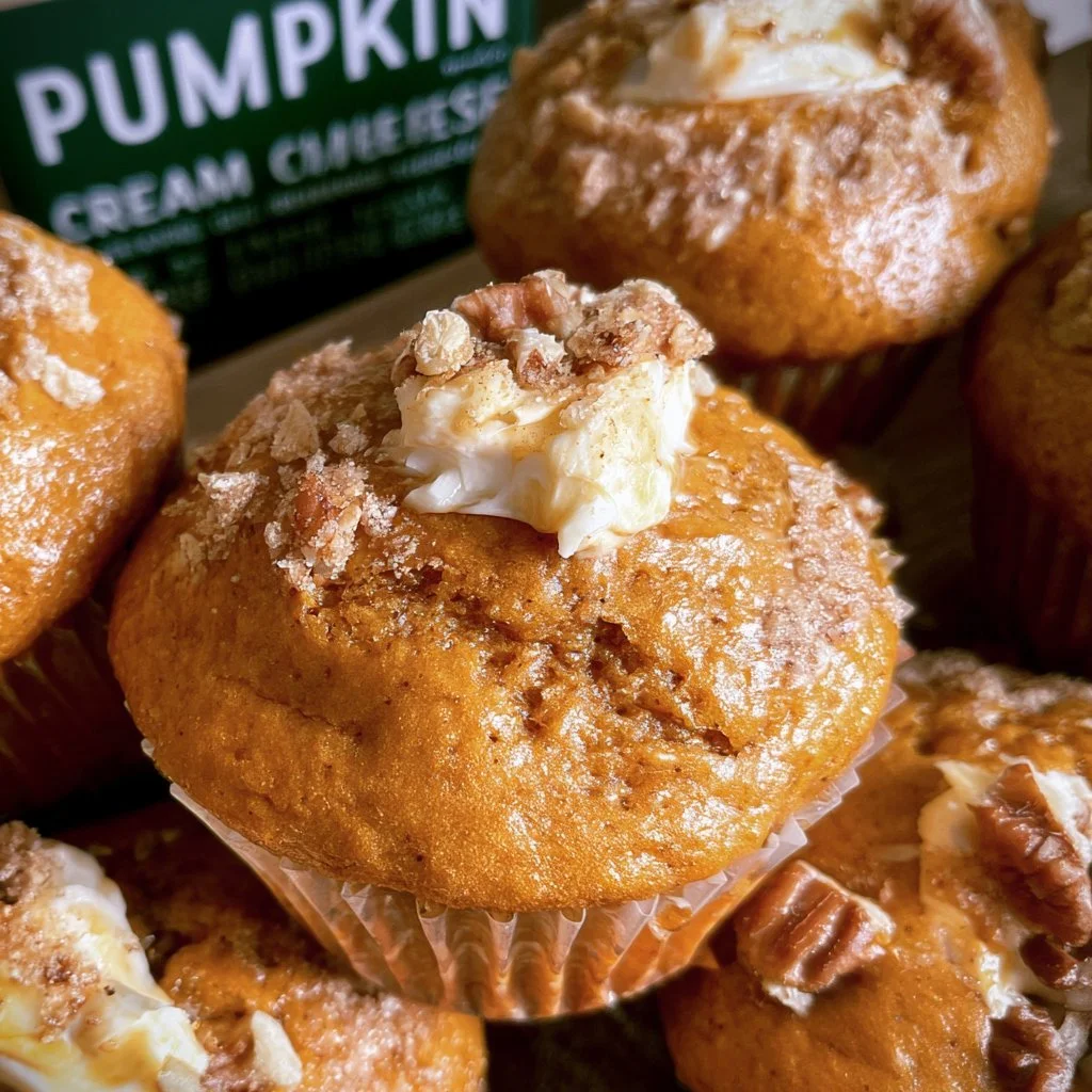 Pumpkin Cream Cheese Muffins