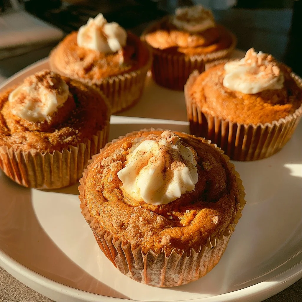 Pumpkin Cream Cheese Muffins
