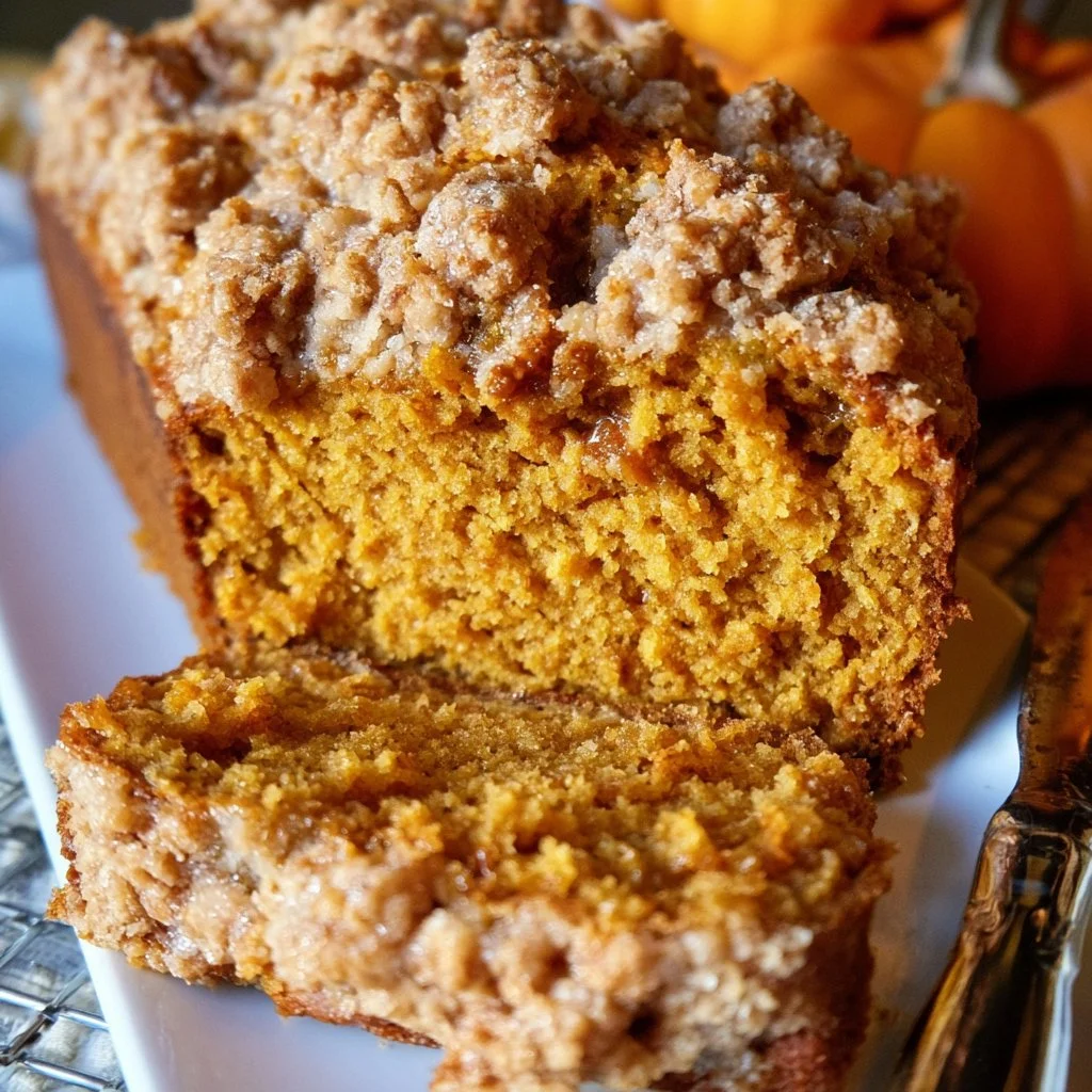 Pumpkin Streusel Bread