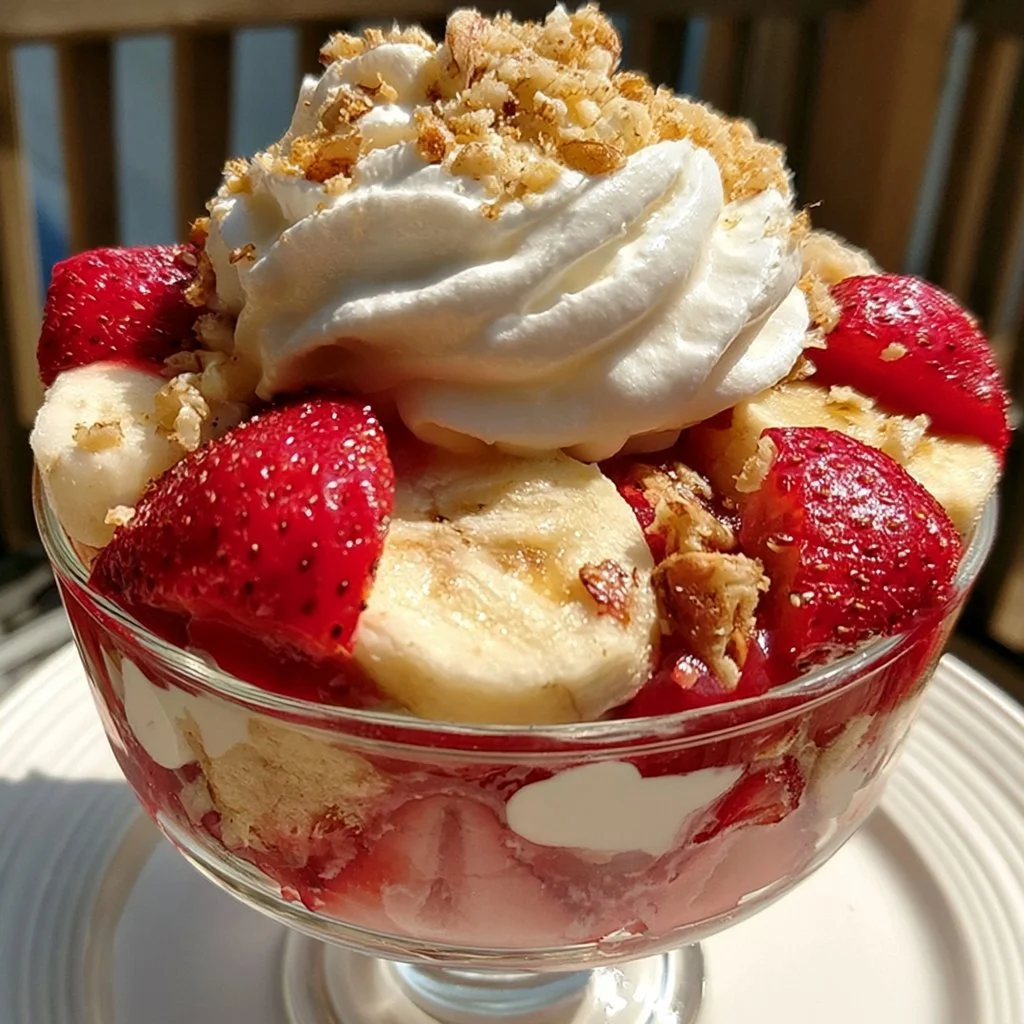 Strawberry Cheesecake Banana Pudding