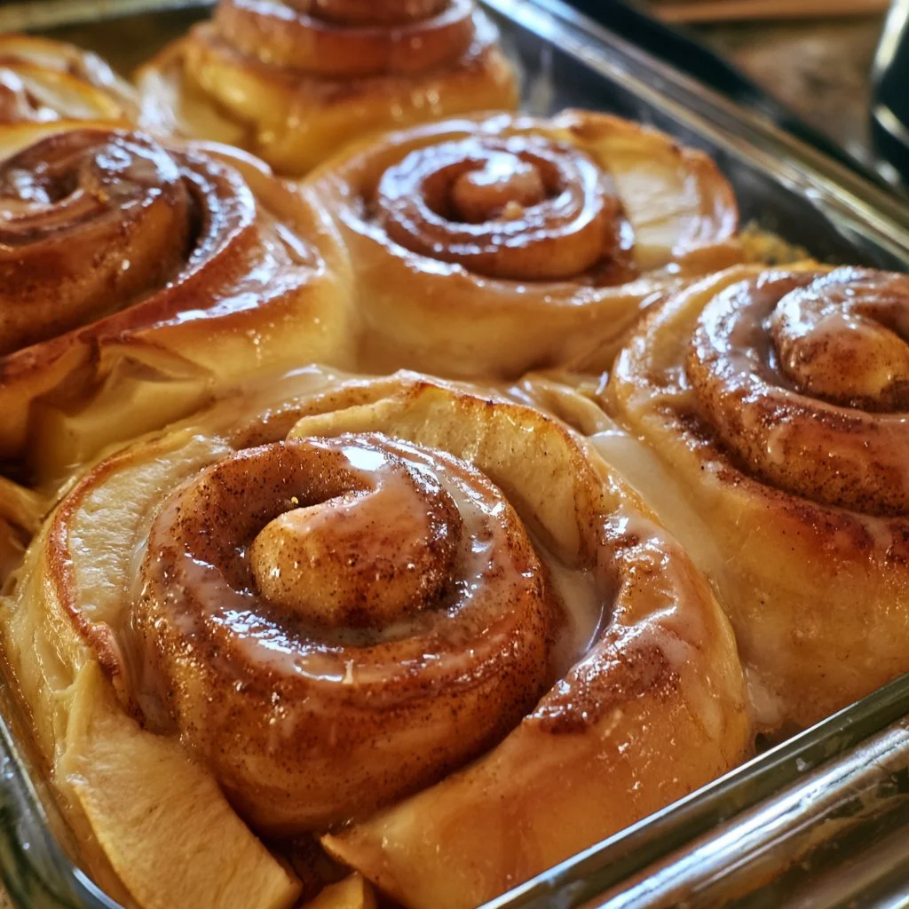 Apple Cinnamon Roll Breakfast Bake