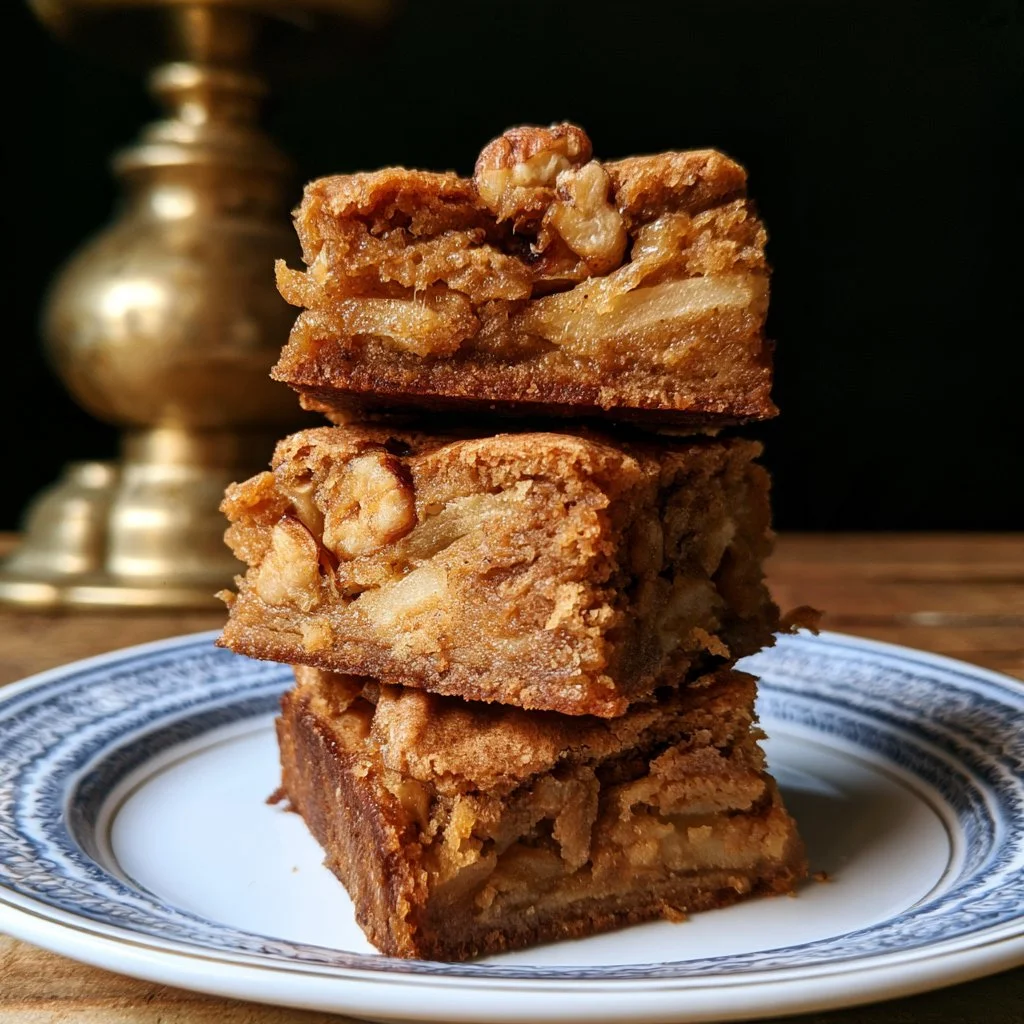 Brown Butter Apple Blondies