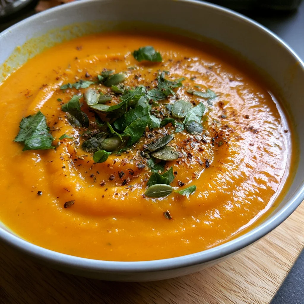 Coconut Curry Roasted Butternut Squash Soup