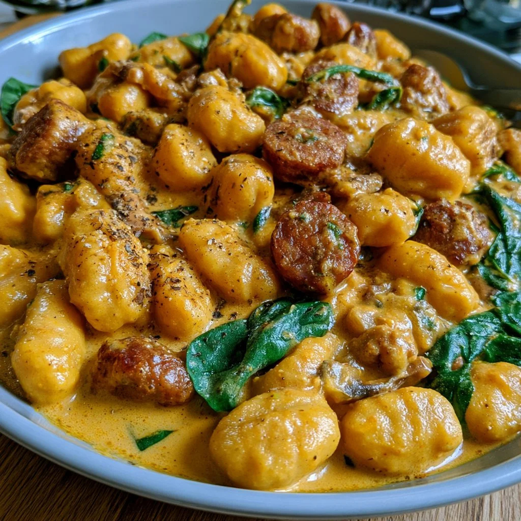 Creamy Pumpkin Sausage Gnocchi