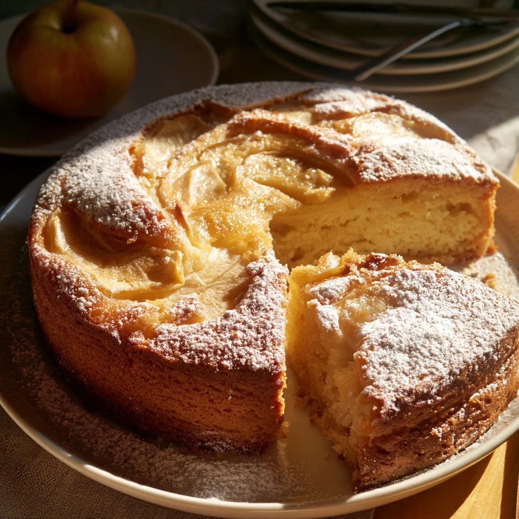 French Apple Yogurt Cake