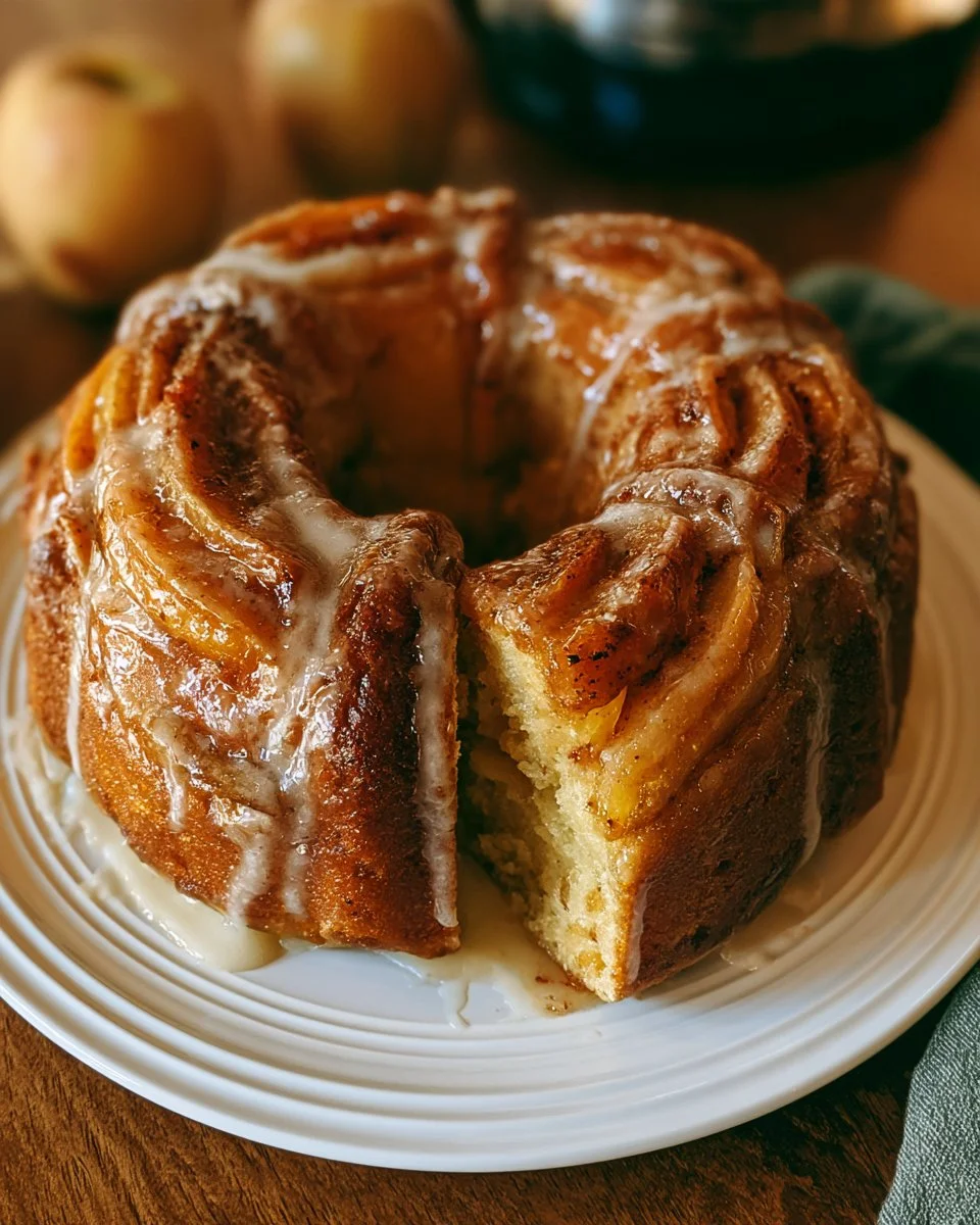 Glazed Apple Bundt Cake