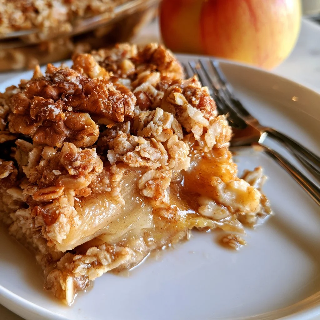 Gluten-Free Almond Oat Apple Crisp