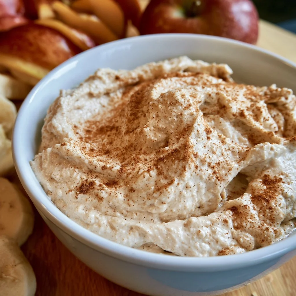 Maple Cinnamon Cheesecake Apple Dip