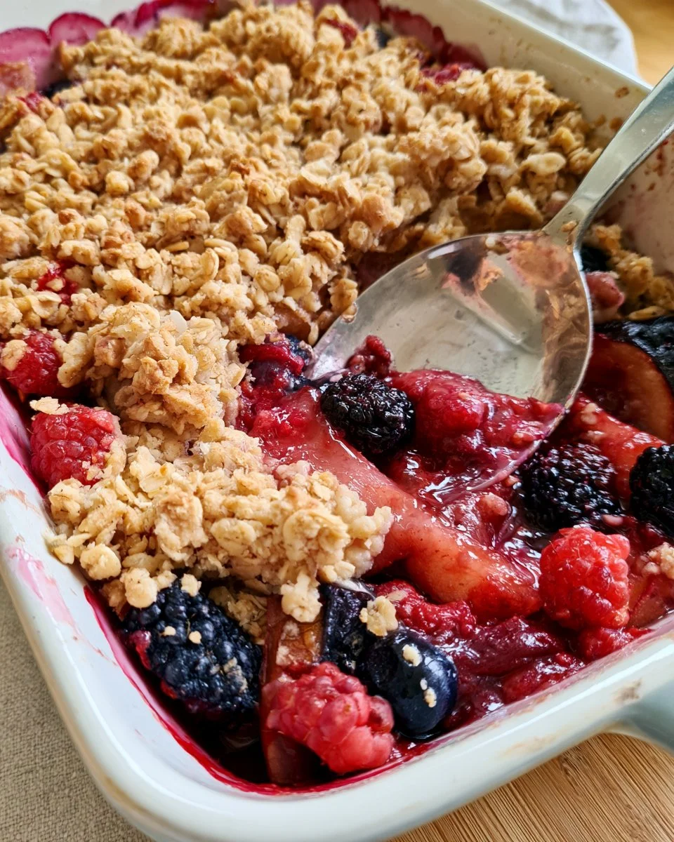 Pear Berry Crumble