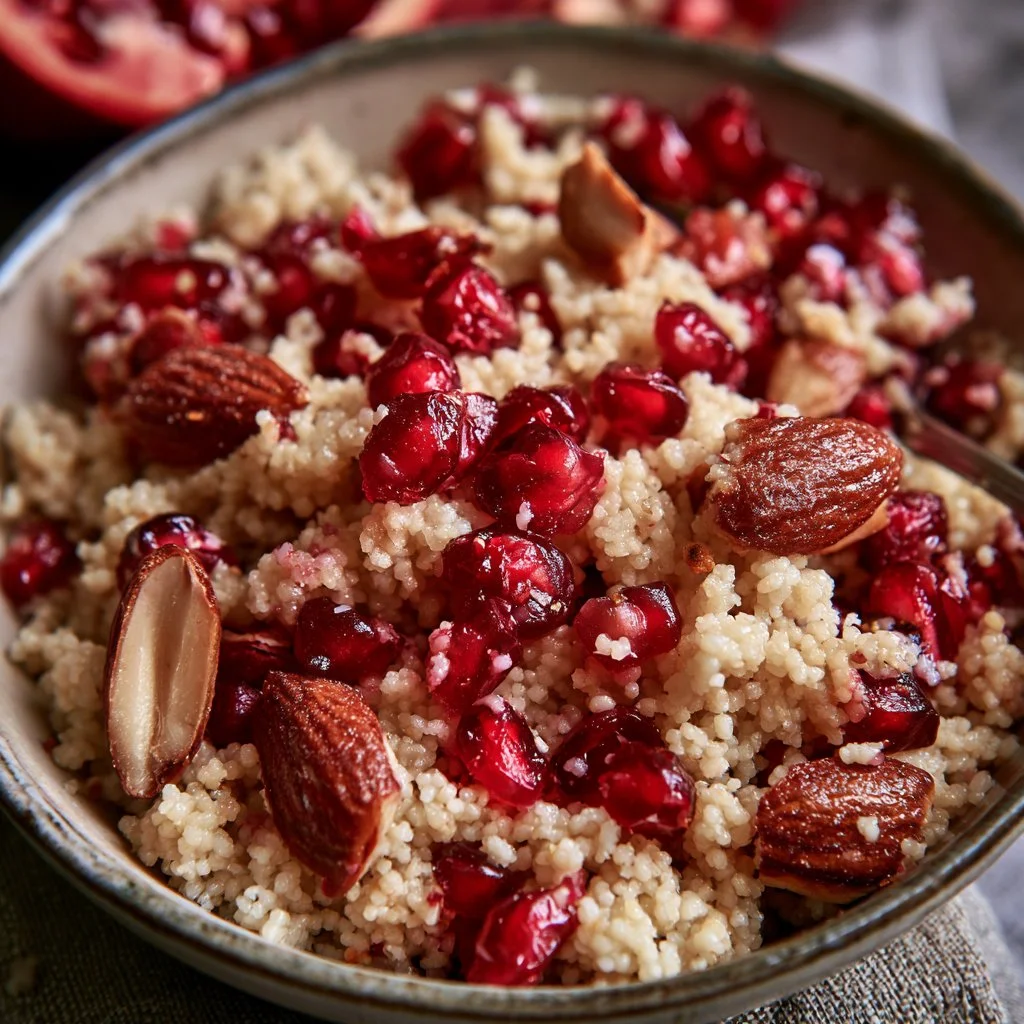 Pomegranate Almond Couscous