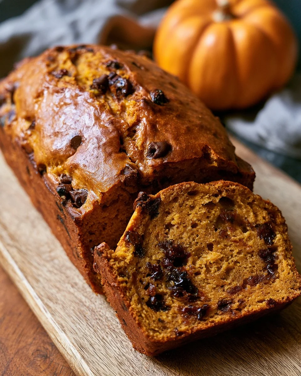 Pumpkin Chocolate Chip Bread