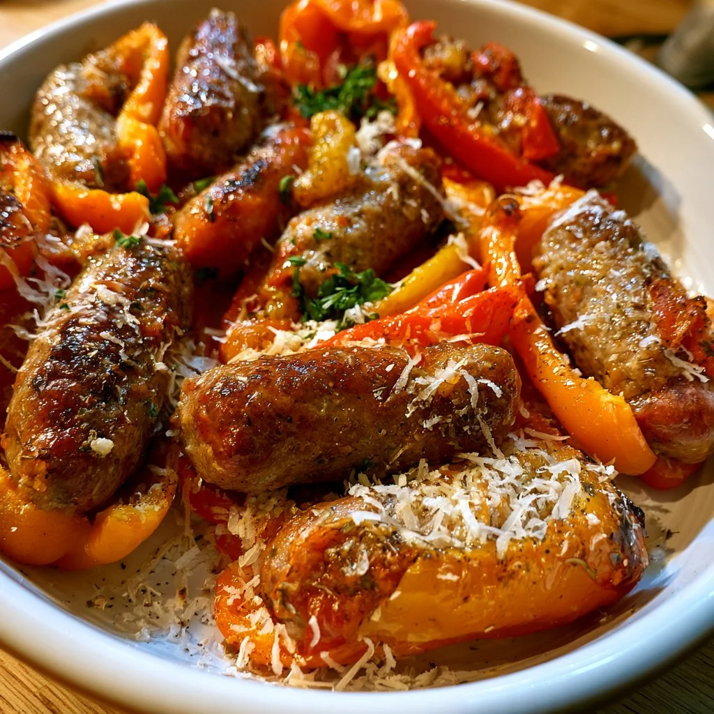 Sausage Stuffed Mini Peppers